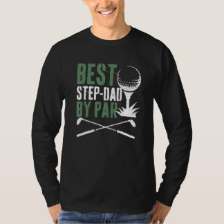 Beste stiefvader door par Vaderdag Golf Vader T-shirt