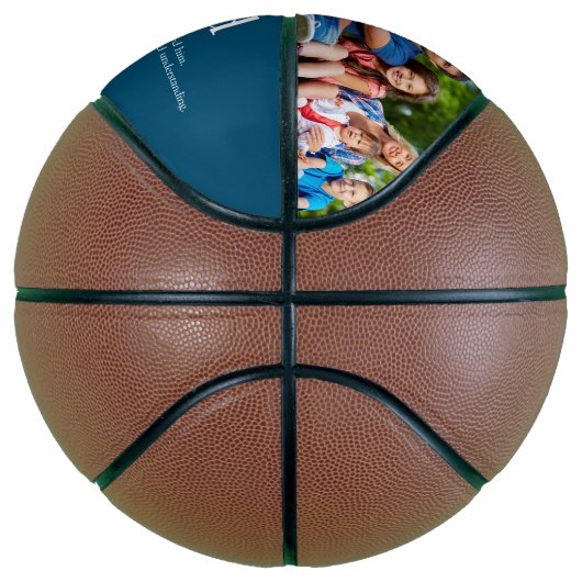 Beste stiefvader ooit definitie foto blauw basketbal (Rechts)