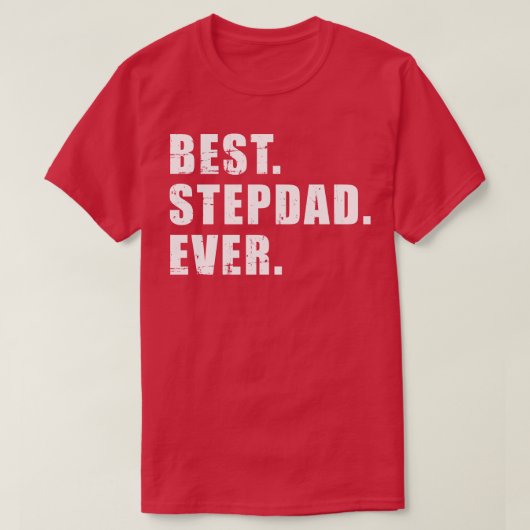 Beste stiefvader ooit t-shirt (Design voorkant)