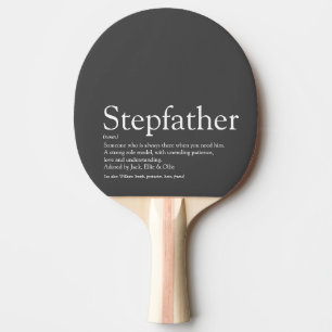 Beste stiefvader stiefpapa definitie grijs tafeltennisbatje