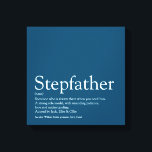 Beste Stiefvader ter Wereld, Definitie Stiefvader Canvas Afdruk<br><div class="desc">Personaliseer de definitie voor je speciale stiefvader of stiefpapa om een uniek cadeau te maken voor Vaderdag, verjaardagen, Kerstmis of elke dag dat je wilt laten zien hoeveel hij voor je betekent. Een perfecte manier om hem te laten zien hoe geweldig hij elke dag is. Ontworpen door Thisisnotme©</div>