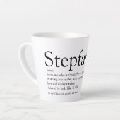 Beste Stiefvader Ter Wereld Ooit, Definitie Stiefv Latte Mok (Linkerhoek)