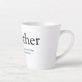 Beste Stiefvader Ter Wereld Ooit, Definitie Stiefv Latte Mok (Rechts)