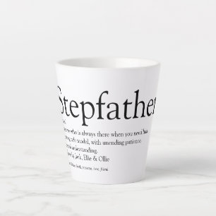 Beste Stiefvader Ter Wereld Ooit, Definitie Stiefv Latte Mok