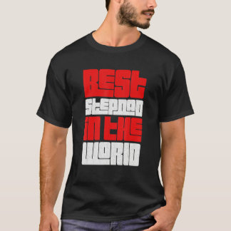 Beste stiefvader ter wereld Vaderdag T-shirt