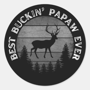 BESTE STOERE OPA OIT RONDE STICKER