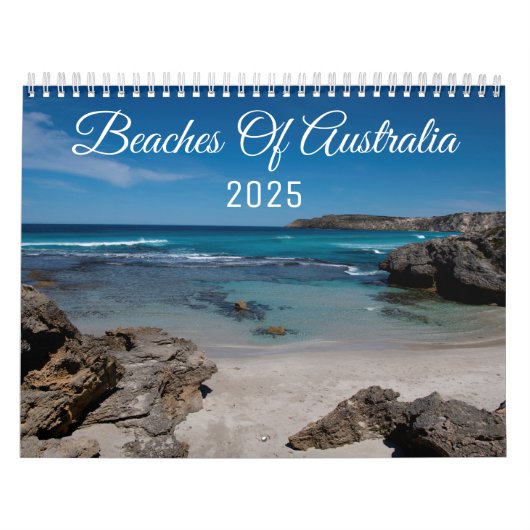 Beste stranden van Australië Down Under 2025 Foto Kalender (Hoes)
