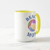 Beste "STRANDMOEDER" ooit! Moederdag Mok (Voorkant rechts)