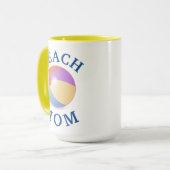 Beste "STRANDMOEDER" ooit! Moederdag Mok (Voorkant links)