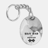 Beste Stropdas voor vader en man, Elegant Foto Sleutelhanger (Voorkant Links)