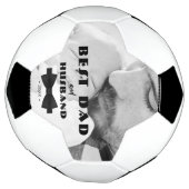 Beste Stropdas voor vader en man, Elegant Foto Voetbal (Gedraaid)