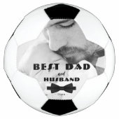 Beste Stropdas voor vader en man, Elegant Foto Voetbal (Voorkant)