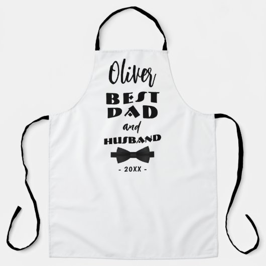 Beste Stropdas voor vader en man, Elegant Schort (Voorkant)