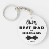 Beste Stropdas voor vader en man, Elegant Sleutelhanger (Voorkant)