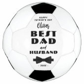 Beste Stropdas voor vader en man, Elegant Voetbal (Voorkant)