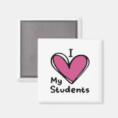 Beste Student Achter Me Magneet (Voorkant / Achterkant)