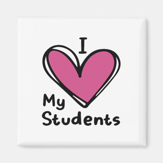 Beste Student Achter Me Magneet (Voorkant)
