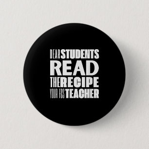 Beste studenten, lees het recept van je FCS-leraar Ronde Button 5,7 Cm
