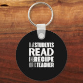 Beste studenten, lees het recept van je FCS-leraar Sleutelhanger (Voorkant)