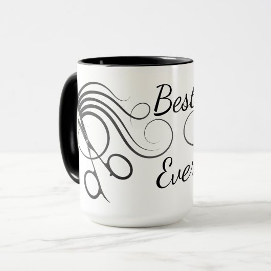 Beste stylist ooit mok (Voorkant links)