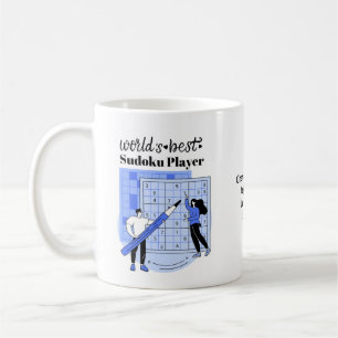 Beste Sudoku Player van de wereld Persoonlijk Mug Koffiemok