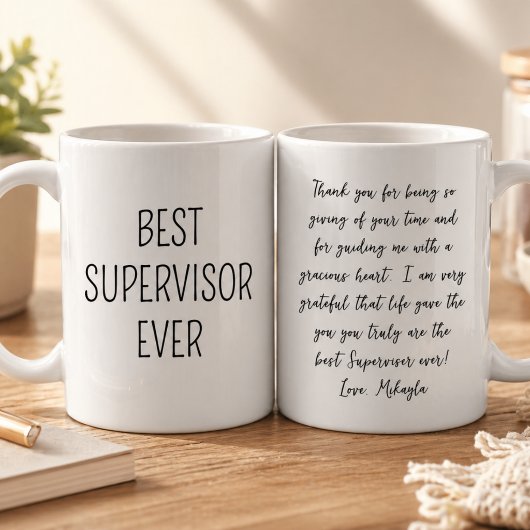 Beste Supervisor Ooit Hartelijk Bedankt Mok