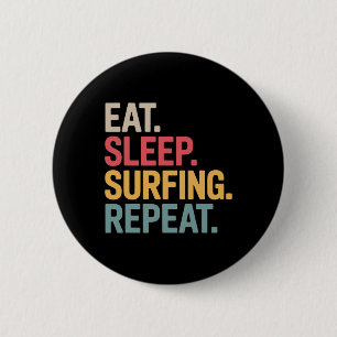 Beste surf kunst voor mannen vrouwen surfer surf s ronde button 5,7 cm