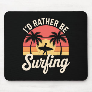 Beste surf kunst voor mannen vrouwen surfer surfen muismat