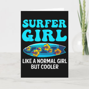 Beste surf kunst voor meisjes vrouwen strand surfe kaart