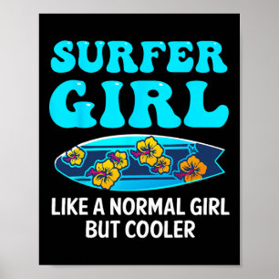 Beste surf kunst voor meisjes vrouwen strand surfe poster