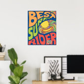 Beste Surf ooit Poster (Thuiskantoor)