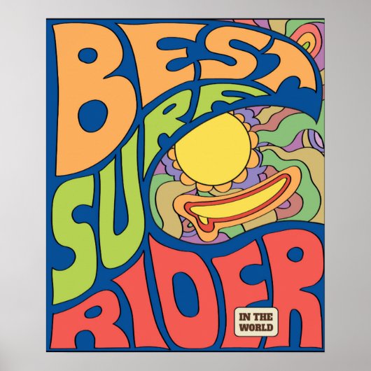 Beste Surf ooit Poster (Voorkant)