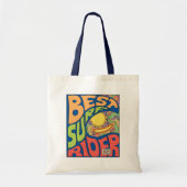 Beste Surf ooit Poster Tote Bag (Voorkant)