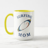 Beste "SURFEN MAM" ooit! Moederdag Mok (Links)