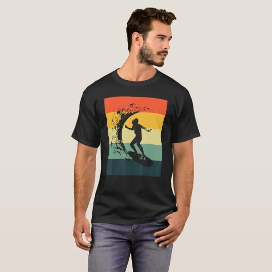 Beste surfen voor meisjes Surfer  Surf B T-shirt (Voorkant volledig)