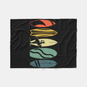 Beste surfplank voor mannen vrouwen kinderen surfe fleece deken (Voorkant (Horizontaal))