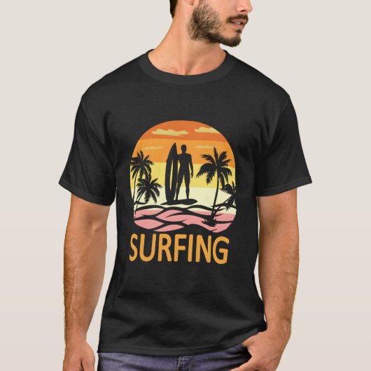 Beste surfplank voor surfen surfplank t-shirt (Voorkant)