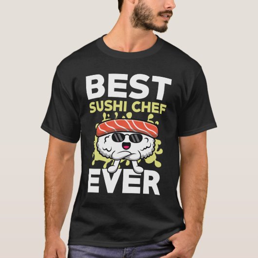 Beste sushi-chef ooit t-shirt (Voorkant)