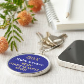 Beste SWIM Coach Award Sleutelhanger (Zijkant)