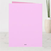 Beste sympathie/.steun Floral Greeting Kaart (Achterkant)