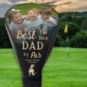 Beste T-shirt Rex Dad By Par Aangepaste Foto Kinde Golfheadcover