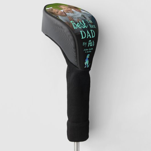 Beste T-shirt Rex Dad van Par Gepersonaliseerde fo Golfheadcover (Schuin)