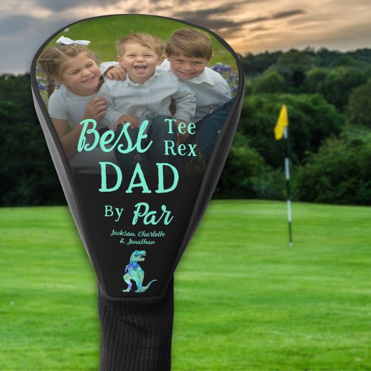 Beste T-shirt Rex Dad van Par Gepersonaliseerde fo Golfheadcover