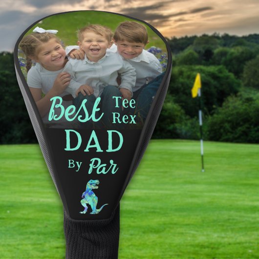 Beste T-shirt Rex Dad van Par Kinder foto Golfheadcover