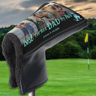 Beste T-shirt Rex Dad van Par Kinder Fotonaam Golfheadcover