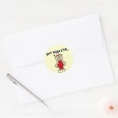 Beste T-shirts voor verpleegsters en cadeautjes Ronde Sticker (Envelop)