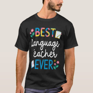 Beste Taaldocent Ooit Lieve Docent Waardering T-shirt