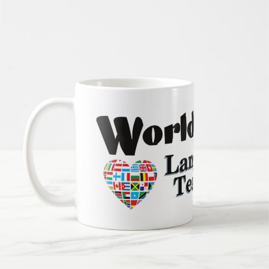 Beste taaldocent ter wereld koffiemok (Links)