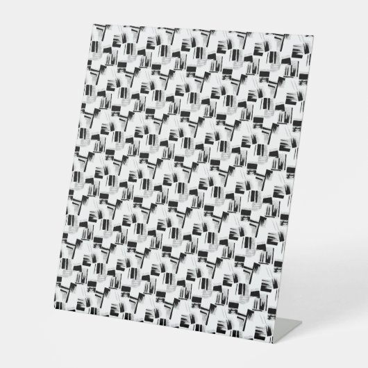 Beste taalontwerp 26 reclamebord met voetstuk (Voorkant)