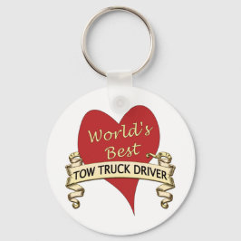 Beste takelwagenchauffeur ter wereld sleutelhanger